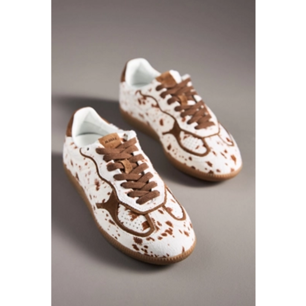 Anthropologie ALOHAS Tb.490 Rife Animal Print Sneakers in Cow Print EU 38